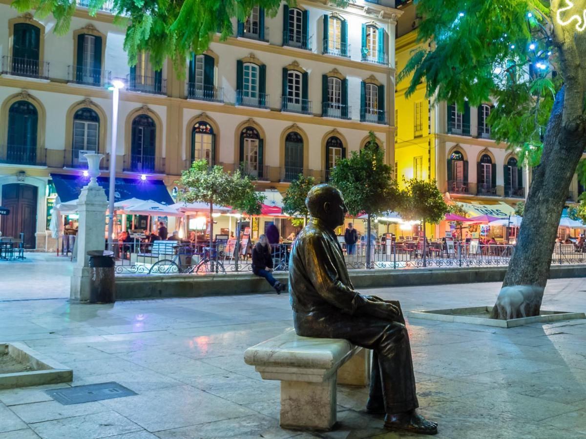 Atico En El Centro Historico Con Terraza Apartamento Málaga Exterior foto